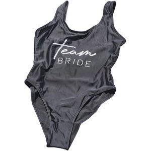 Zwarte Badpak Team Bride Maat S