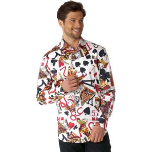 Casino Speelkaarten Overhemd Heren OppoSuits