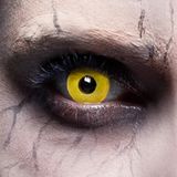 Boland 40087 - Gekleurde Contactlenzen - Geel - 2 Stuks - UV-Flash