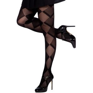 Zwarte Panty Dames Ruiten