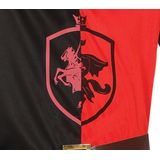 Ridder Kostuum Rood Zwart Jongen