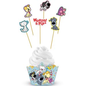 Woezel En Pip Cupcake Toppers 6st