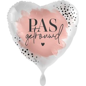 Kleine HeliumFles met 30 Hart Ballonnen