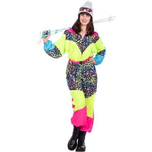 Carnavalskostuum - Neon - 80's Skipak - Foute Après-ski Look
