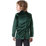 Blazer - Donker Groen - 100% Fluweel Polyester - Slim Fit