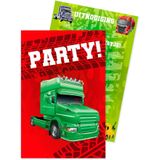 Party Uitnodigingen Trucks 16cm