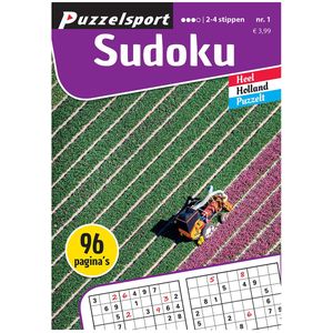 Puzzelsport Puzzelboek 96 pagina's Sudoku 2-4 Stippen