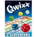 White Goblin Games Qwixx Scorebloks - 2 Stuks: Speel extra veel spelletjes Qwixx met deze scoreblokken voor 2-5 spelers vanaf 8 jaar!