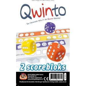 White Goblin Games Qwinto Bloks - Dobbel spel voor 2-6 spelers vanaf 8 jaar