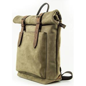 Leren Rugzak Heren Sergeant By Ruitertassen© Sergeant * Rank Eight Rolltop Backpack - Heren