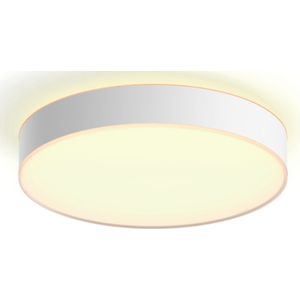 Philips Hue Enrave plafondlamp - warm tot koelwit licht - wit - 42cm - 1 dimmer switch