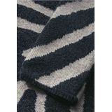 Street One - Jacquardtrui - Dames - Grafisch Patroon - Casual Boothals - Materiaalmix