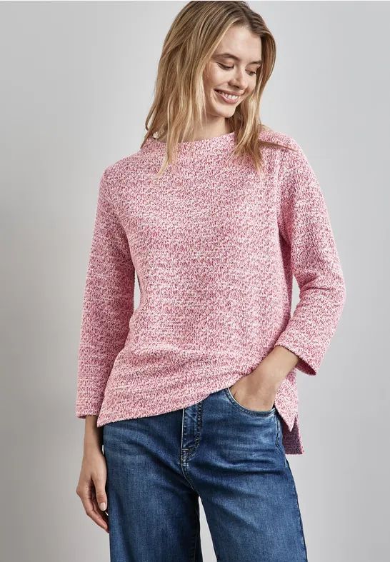 Street One - A321986 - T-shirt - Herfstrood - Dames