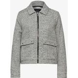 Street One - Bouclé Jasje - Zwart - Aangename Materiaalmix