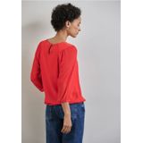 Street One - Chiffon Blouse - Rood - Dames