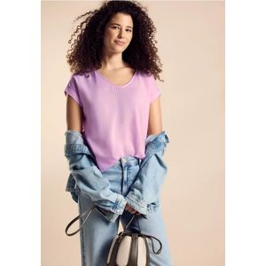 Street One Dames Viscose blouse in Roze, in size: 44