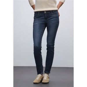 Street One Dames Slim Fit jeans in Blauw, in size: 24