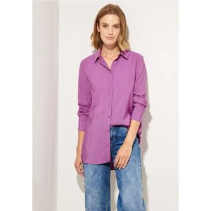 Street One Dames Blouse met knooppas in Paars, in size: 40