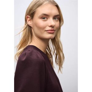 Street One Dames Silk-Look Shirt in Rood, in size: 34