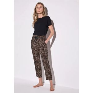 Street One Dames Broek met patroon in Bruin, in size: 34