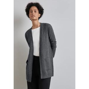 Street One Dames Open vest in Grijs, in size: 34