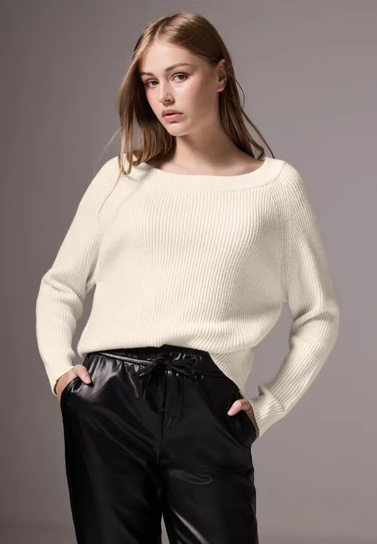 Street One Studio Dames Gebreide Trui - Wit