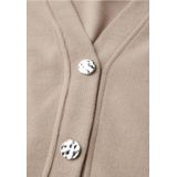 Street One - Damesjas - Zacht - V-hals - Knoopsluiting - Lange Mouwen