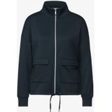 Street One - Sweatjas - Groen - Viscosemix met Stretch