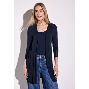 Street One Dames Open jas in Blauw, in size: 34