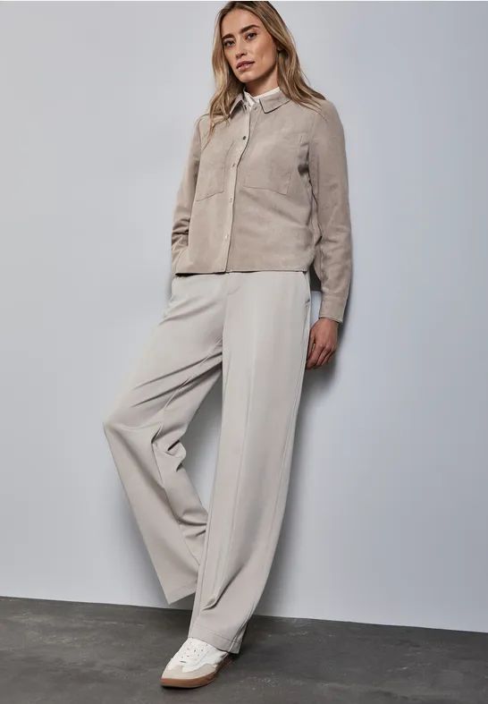 Street One - Corduroy Overhemd - Beige