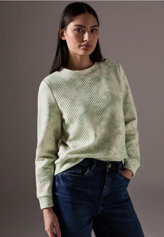 Street One - Studio - T-shirt - Groen - 48