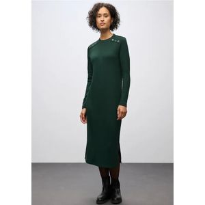 Street One Dames Geribde jurk in Groen, in size: 34