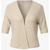 Street One - Dames Jas - Beige - Gebreide Look