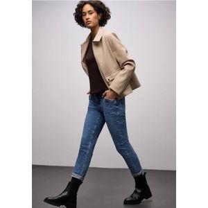 Street One Dames Loose Fit jeans in Blauw, in size: 26