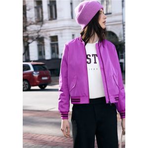 Street One Studio Dames Blouson met college details in Pink, in size: 34