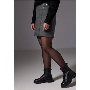 Street One Studio Dames Wol-look rok in Grijs, in size: 32