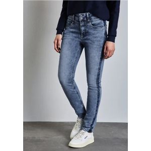 Street One Dames Slanke jeans in Blauw, in size: 34