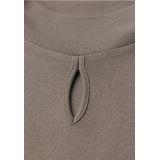 Street One - Dames Shirt - Bruin - Met Subtiele Uitsnijding