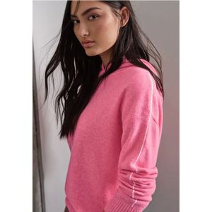 Street One Studio Dames Trui met capuchon in Pink, in size: 34