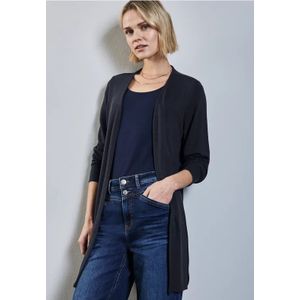 Street One Dames Lange jas in Blauw, in size: 34