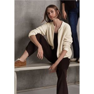 Street One Studio Dames Cosy bouclé vest in Beige, in size: 38