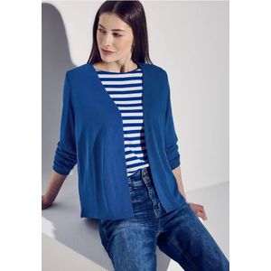 Street One Dames Open jas in Blauw, in size: 34