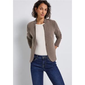 Street One Dames Jacquard blazer in Bruin, in size: 42