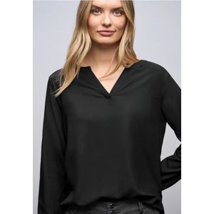 Street One Dames Tuniek in effen kleur in Zwart, in size: 34