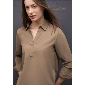 Street One Dames Corduroy blouse in Beige, in size: 34