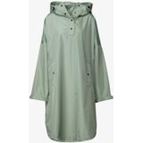Street One - Dames Poncho - Groen - Waterafstotend met Capuchon en Steekzakken