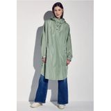 Street One - Dames Poncho - Groen - Waterafstotend met Capuchon en Steekzakken