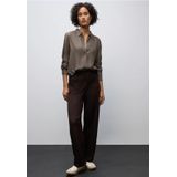 Street One - Blouse - Bruin - Dames - Met Galonstrepen