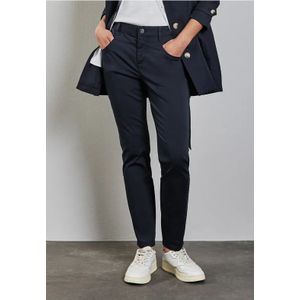Street One Dames Casual broek in Blauw, in size: 34