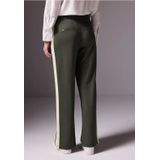 Street One - Studio F378699 - Damesbroek - Nacht groen - Hoge Taille - Brede Pijpen